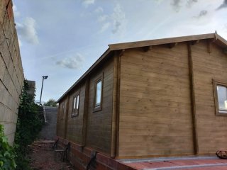Casa de madera prefabricada 60 M2. 2dormitorios