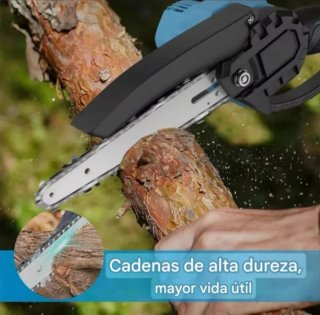 Motosierra Inalámbrica Recargable (2 Baterías)