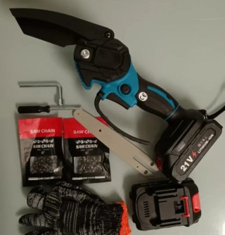 Motosierra Inalámbrica Recargable (2 Baterías)