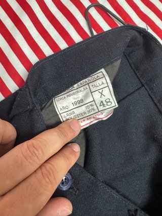 Pantalón de bonito azul marino armada española