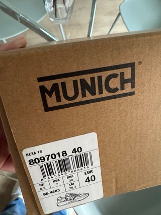 Zapatillas Munich sin estrenar