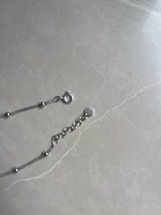 Pulsera de plata con bolitas
