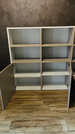 Mobile porta TV bianco e tortora