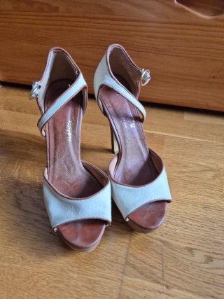 Sandalias tacón 17cm Talla 37