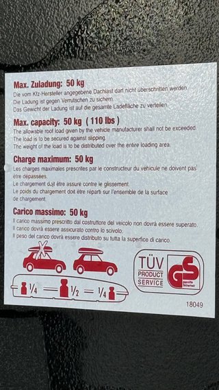 Cofre de Techo BMW Gris