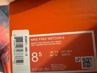 Nike Free Metcon 6 Scarpe Giallo/Bianco