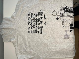Sudadera con capucha gris y naranja INSIDE TallaXS