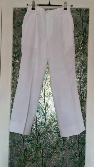 Traje Comunión Niño. Talla 10 Blanco y azul marino