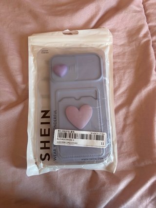 Custodia iPhone 11 Viola con Cuore