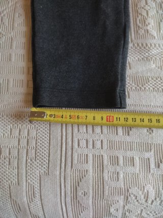 Pantaloni Zara Donna Grigio Taglia L