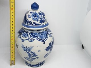 Tibor Porcelana Delft Vintage Azul y Blanco