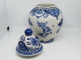 Tibor Porcelana Delft Vintage Azul y Blanco