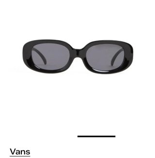 Gafas de sol Vans ovaladas negras