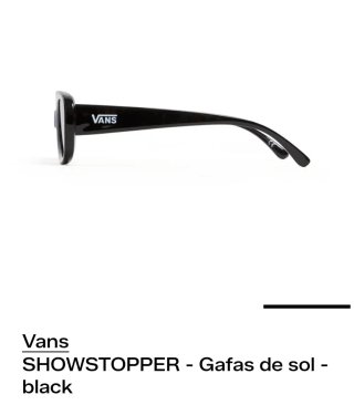 Gafas de sol Vans ovaladas negras