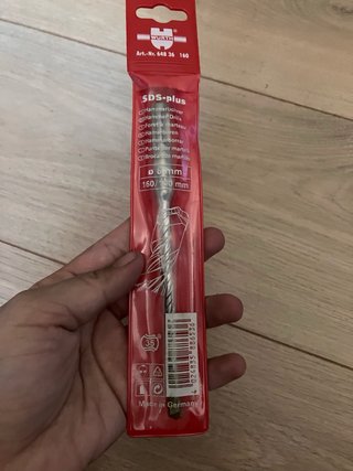 Brocas SDS Plus Würth y Bosch Hormigón