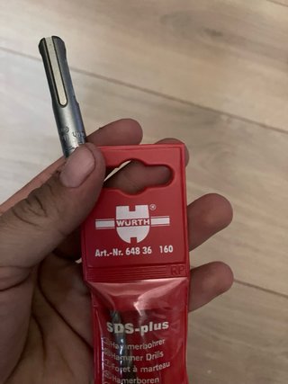 Brocas SDS Plus Würth y Bosch Hormigón