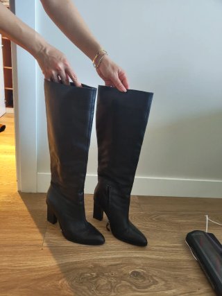 Botas Zara Tacón Alto Talla 39