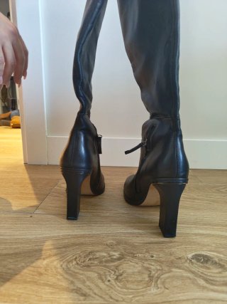 Botas Zara Tacón Alto Talla 39