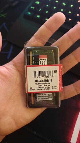 Kingston 16GB DDR4 RAM KCP426SD8/16