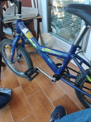 Bicicleta infantil California azul