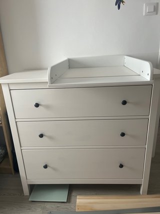 Cómoda Ikea Hemnes 3 cajones blanca