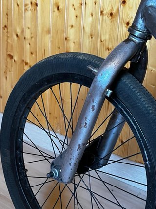 Bmx plateada