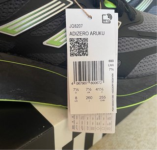 Adidas Adizero Aruku NUEVAS Preto/Verde