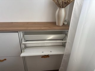 Zapateros blancos y madera (3 uds)