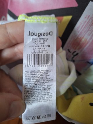 Camiseta Desigual chico talla L