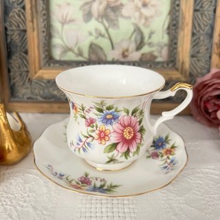 Taza y plato Royal Ascot porcelana