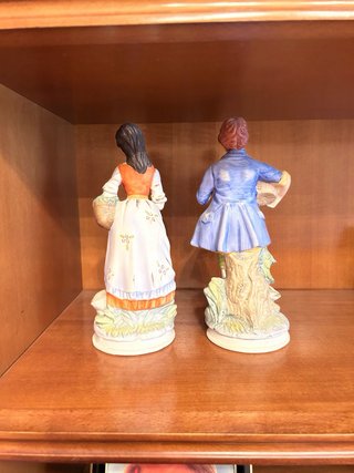 Figuras de mesa de porcelana