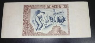 Billete antiguo español Bilbao con matiz