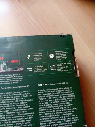Sierra de calar pendular Parkside PSTD 800 F5