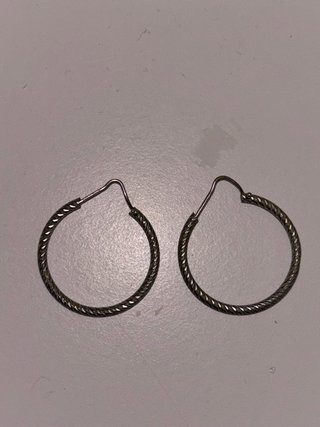 Orecchini a cerchio in argento