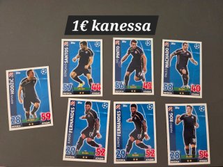 Lote 7 cromos Topps Champions League