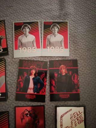 Cartas Cromos Stranger Things