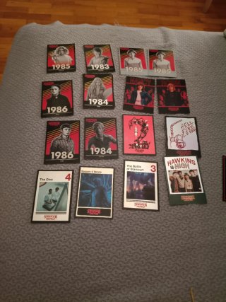 Cartas Cromos Stranger Things