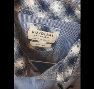 Camicia Nuvolari uomo manica lunga M