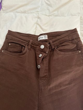 Pantalones vaqueros marrones Talla L/40