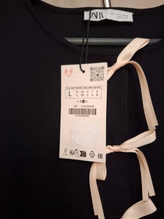 Chaqueta Zara Negra Talla. NUEVA