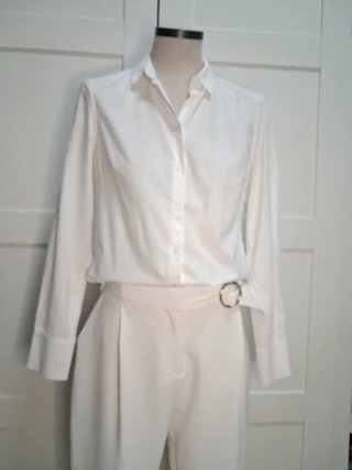 Blusa blanca elegante