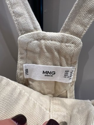 Peto vaquero Mango beige