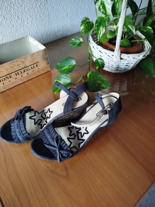 Zapatos de cuña para mujer,