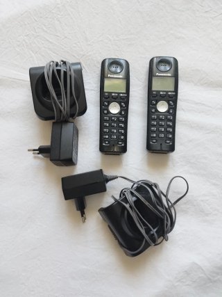 Teléfono Inalámbrico Panasonic Negro