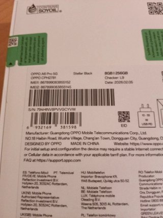 OPPO A6 Pro 5G Nuevo a Estrenar