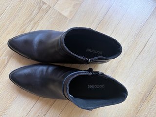 Botines de piel Porronet negros