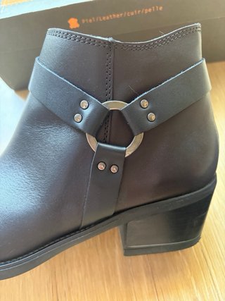 Botines de piel Porronet negros