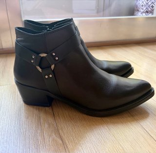 Botines de piel Porronet negros