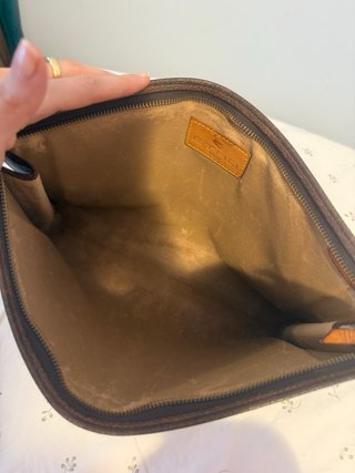 Pochette Etro fantasia paisley marrone