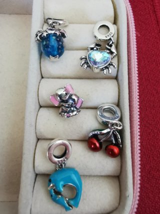 Charms Estilo Pandora Plata